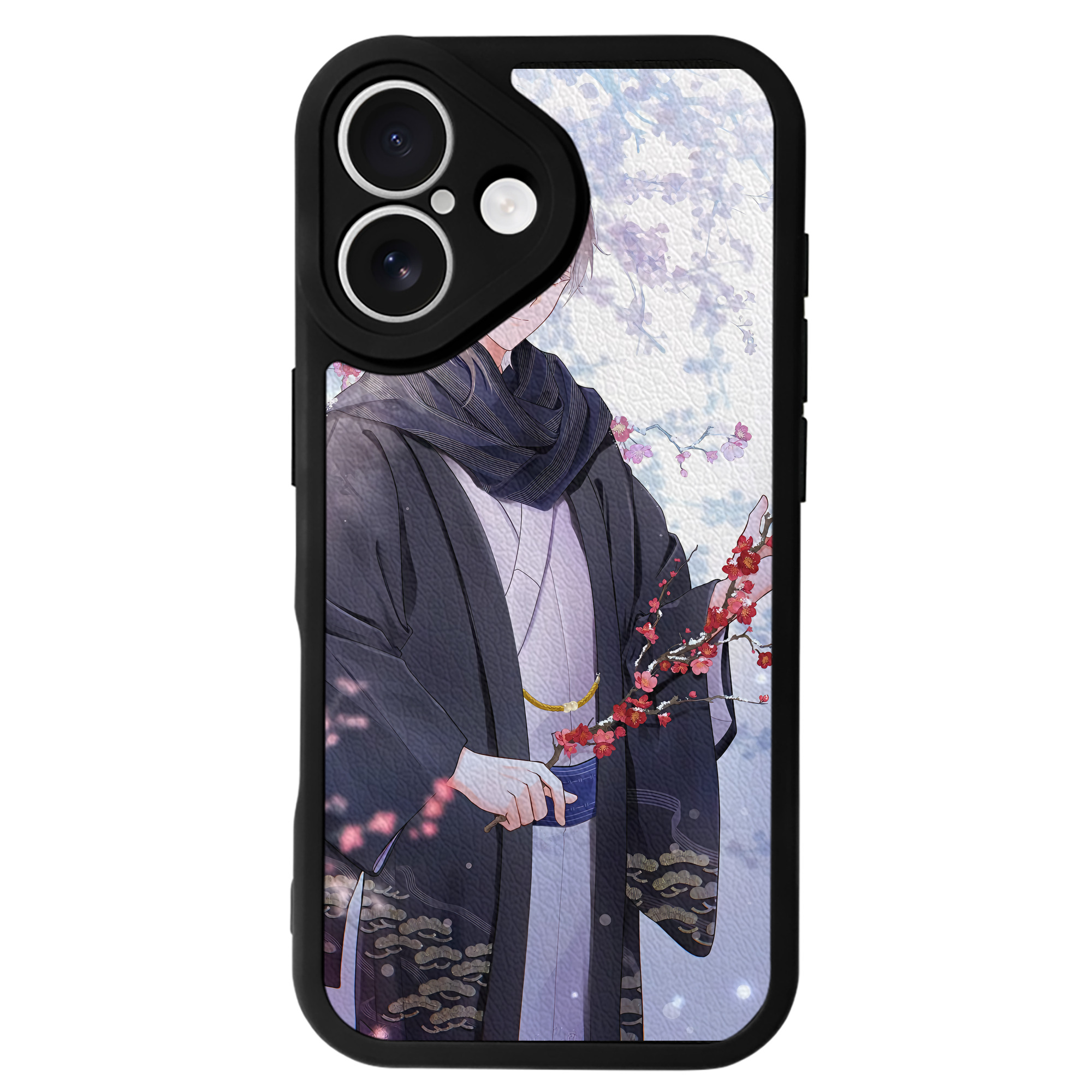 （画像用） 刀剣乱舞 Touken Ranbu 【iPhone 16シリーズ対応】シリコンスマホケース（レザー調） 材質：シリコン